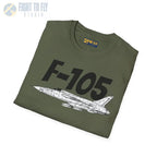 F-105 Thunderchief Side Profile T-Shirt - Pilot gifts - WWII warbird t-shirt