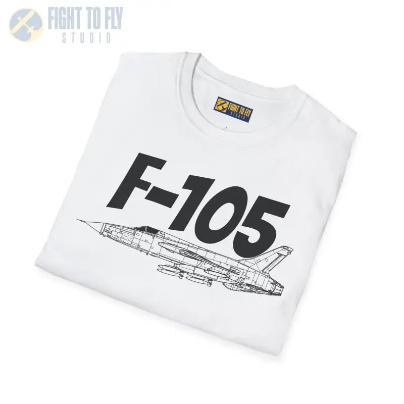 F-105 Thunderchief Side Profile T-Shirt - Pilot gifts - WWII warbird t-shirt