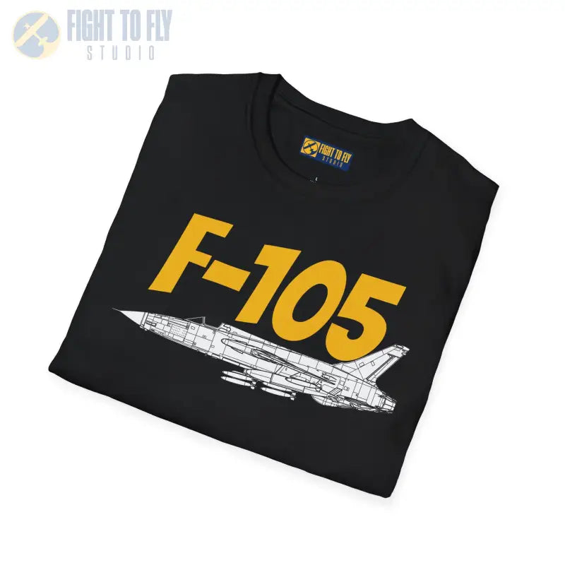 F-105 Side Profile T-Shirt – Vietnam War Strike Fighter Tee - Pilot gifts - WWII warbird t-shirt