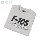 F-105 Thunderchief Side Profile T-Shirt - Pilot gifts - WWII warbird t-shirt