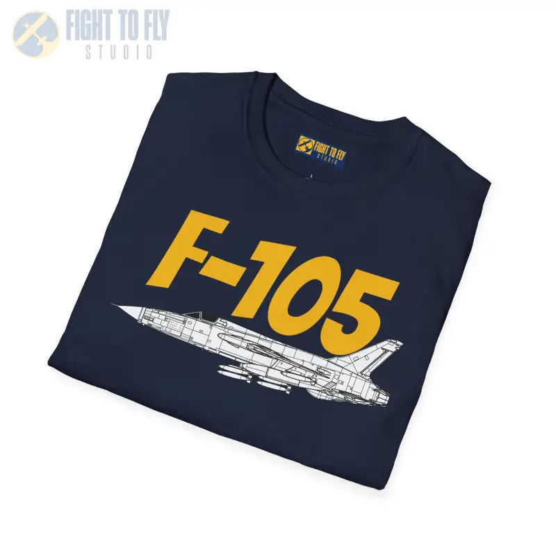 F-105 Side Profile T-Shirt – Vietnam War Strike Fighter Tee - Pilot gifts - WWII warbird t-shirt