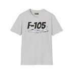 F-105 Thunderchief Side Profile T-Shirt - Pilot gifts - WWII warbird t-shirt