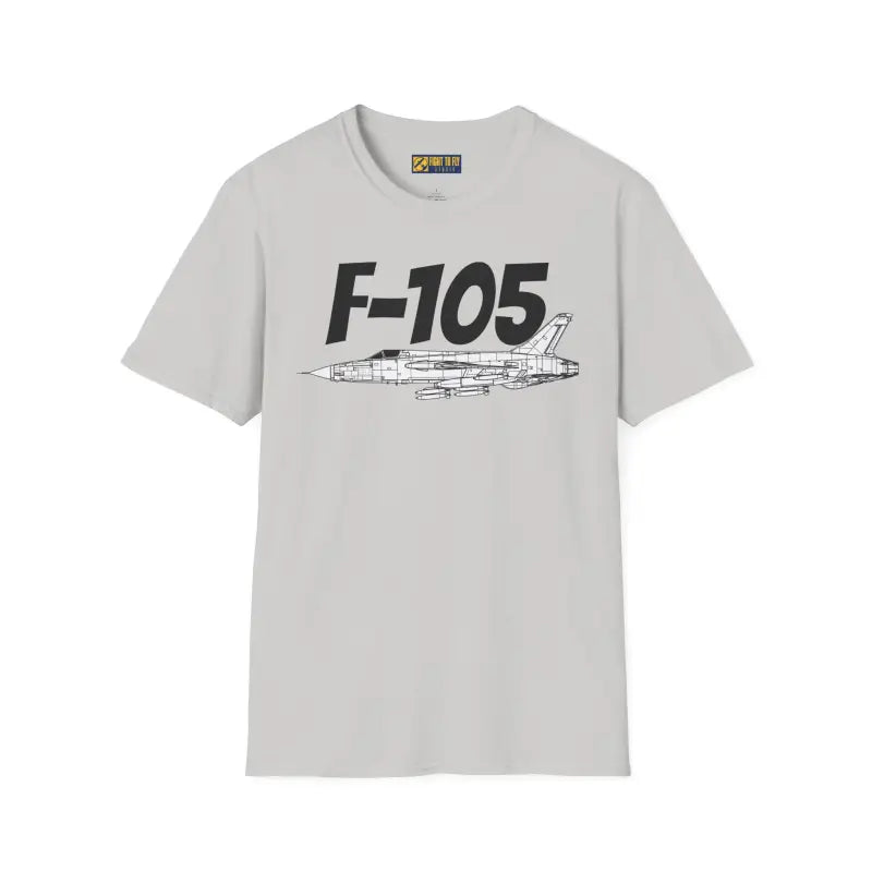 F-105 Thunderchief Side Profile T-Shirt - Pilot gifts - WWII warbird t-shirt