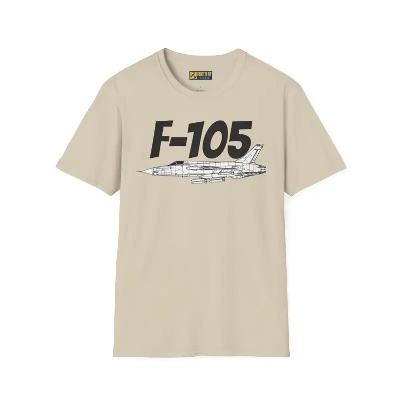 F-105 Thunderchief Side Profile T-Shirt - Pilot gifts - WWII warbird t-shirt