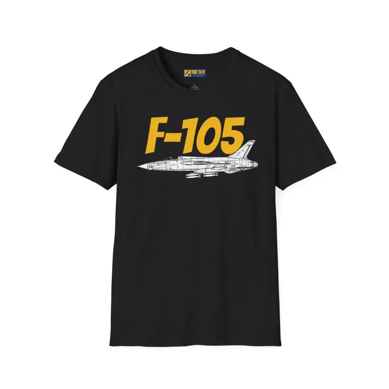 F-105 Thunderchief Side Profile T-Shirt - Pilot gifts - WWII warbird t-shirt