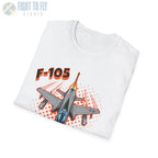 F-105 Thunderchief Comic Style T-Shirt - Pilot gifts - WWII warbird t-shirt