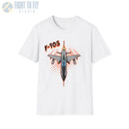 F-105 Thunderchief Comic Style T-Shirt - Pilot gifts - WWII warbird t-shirt