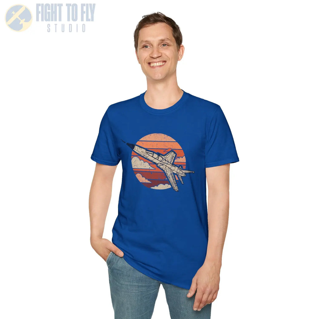 F-105 Thunderchief Retro T-Shirt - Pilot gifts - WWII warbird t-shirt