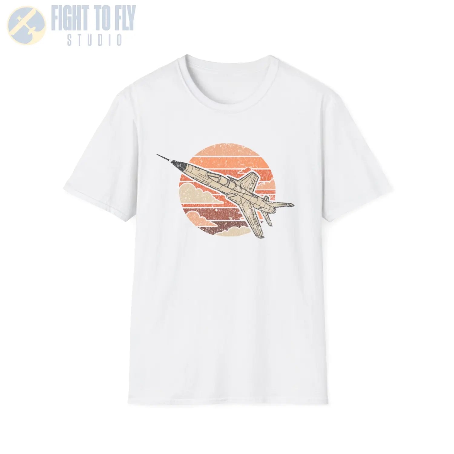 F-105 Thunderchief Retro T-Shirt - Pilot gifts - WWII warbird t-shirt