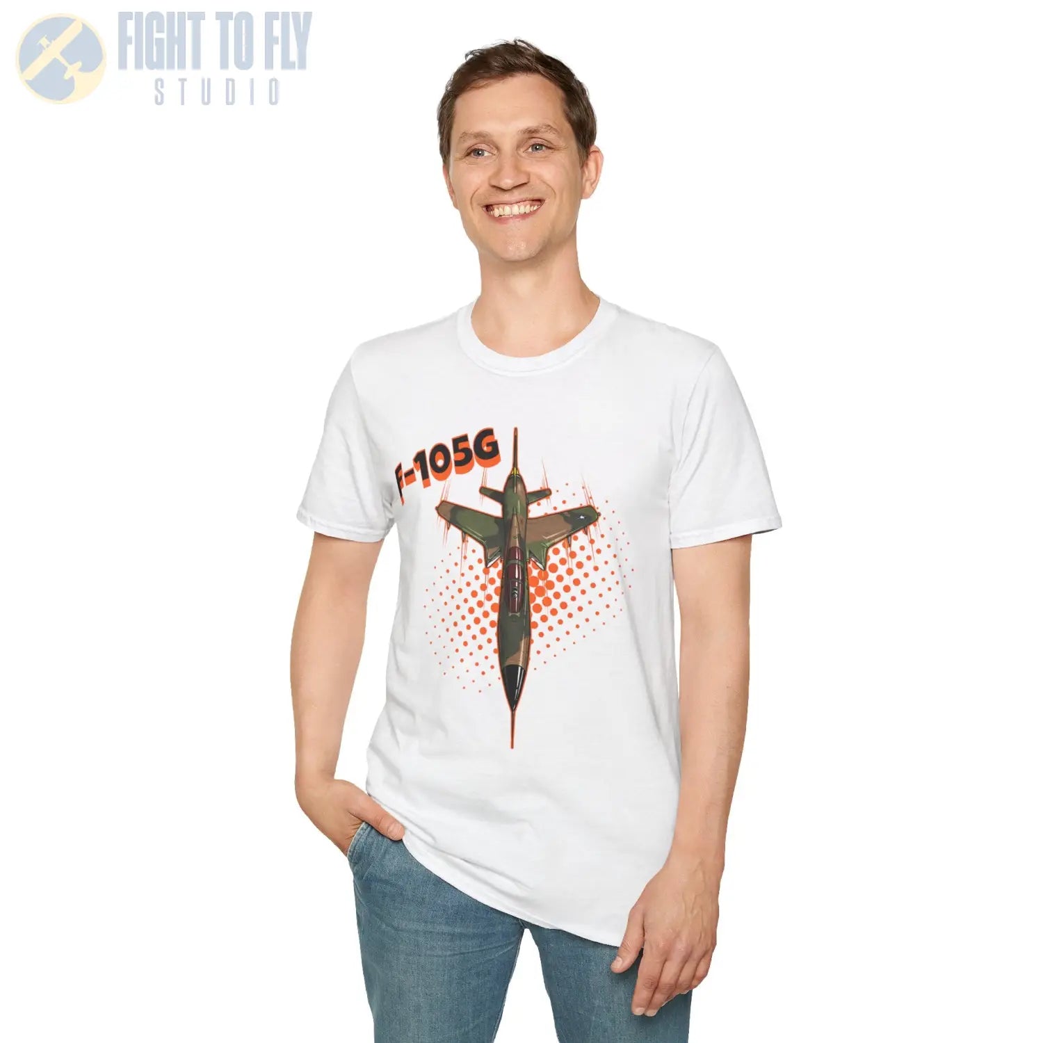 F-105G Wild Weasel Comic Style T-Shirt - Pilot gifts - WWII warbird t-shirt