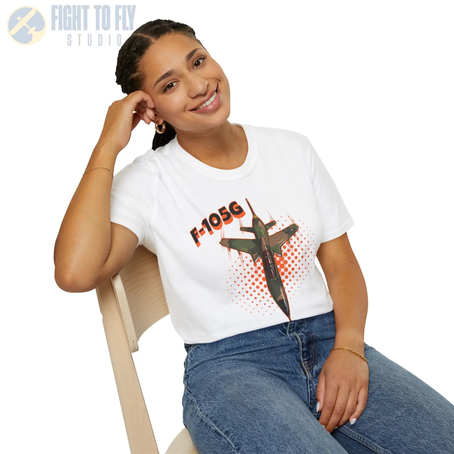 F-105G Wild Weasel Comic Style T-Shirt - Pilot gifts - WWII warbird t-shirt