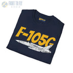 F-105G Wild Weasel Side Profile T-Shirt - Pilot gifts - WWII warbird t-shirt