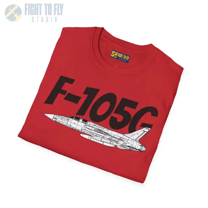 F-105G Wild Weasel Side Profile T-Shirt – Vietnam SEAD Fighter Tee - Pilot gifts - WWII warbird t-shirt