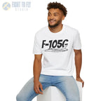 F-105G Wild Weasel Side Profile T-Shirt - Pilot gifts - WWII warbird t-shirt