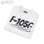 F-105G Wild Weasel Side Profile T-Shirt - Pilot gifts - WWII warbird t-shirt