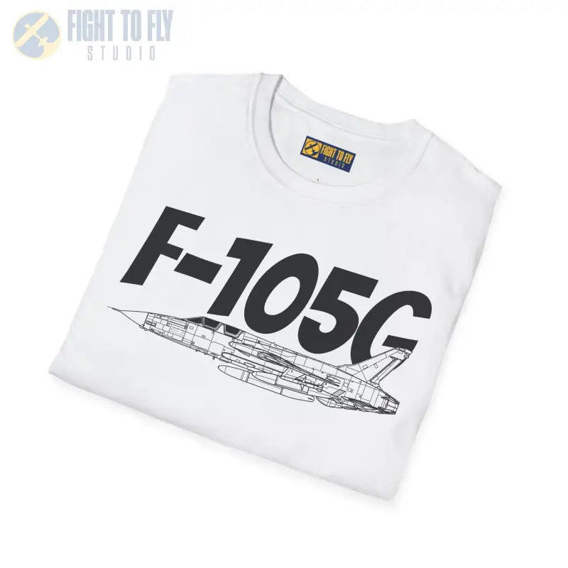 F-105G Wild Weasel Side Profile T-Shirt – Vietnam SEAD Fighter Tee - Pilot gifts - WWII warbird t-shirt