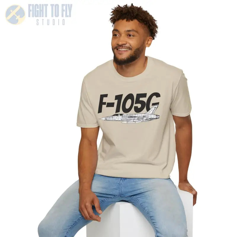 F-105G Wild Weasel Side Profile T-Shirt – Vietnam SEAD Fighter Tee - Pilot gifts - WWII warbird t-shirt