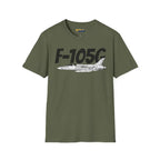 F-105G Wild Weasel Side Profile T-Shirt - Pilot gifts - WWII warbird t-shirt