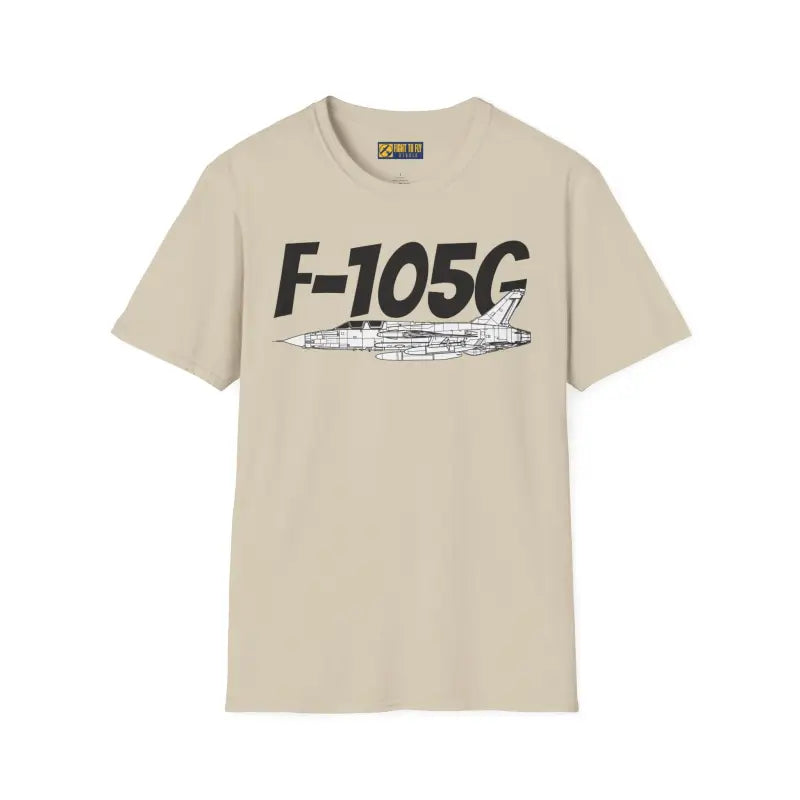 F-105G Wild Weasel Side Profile T-Shirt – Vietnam SEAD Fighter Tee - Pilot gifts - WWII warbird t-shirt