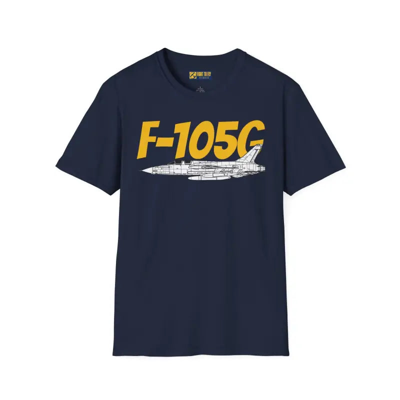 F-105G Wild Weasel Side Profile T-Shirt – Vietnam SEAD Fighter Tee - Pilot gifts - WWII warbird t-shirt