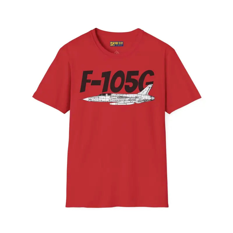 F-105G Wild Weasel Side Profile T-Shirt – Vietnam SEAD Fighter Tee - Pilot gifts - WWII warbird t-shirt