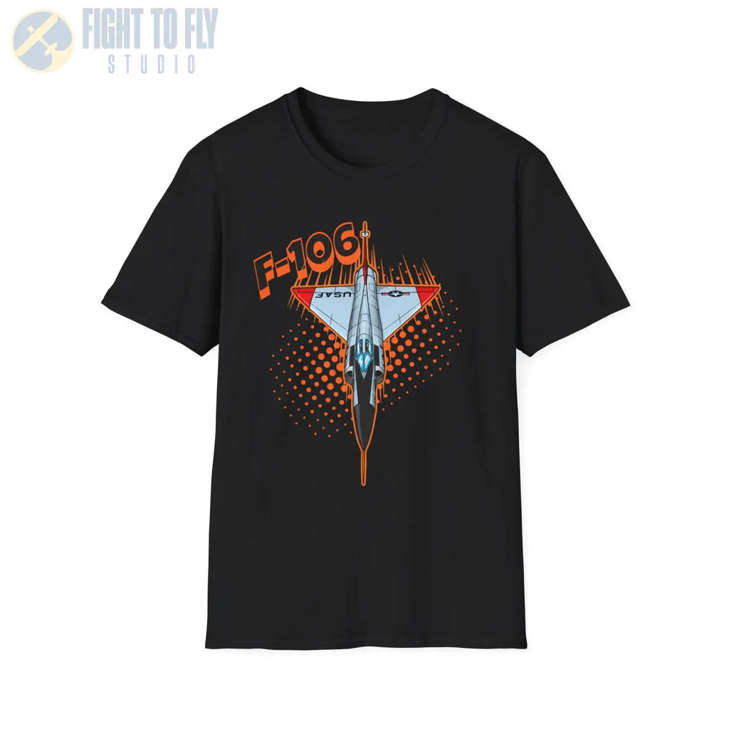 F-106 Delta Dart Comic Style T-Shirt - Pilot gifts - WWII warbird t-shirt