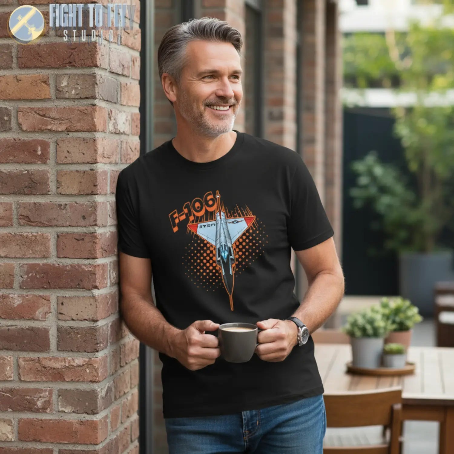 F-106 Delta Dart Comic Style T-Shirt - Pilot gifts - WWII warbird t-shirt