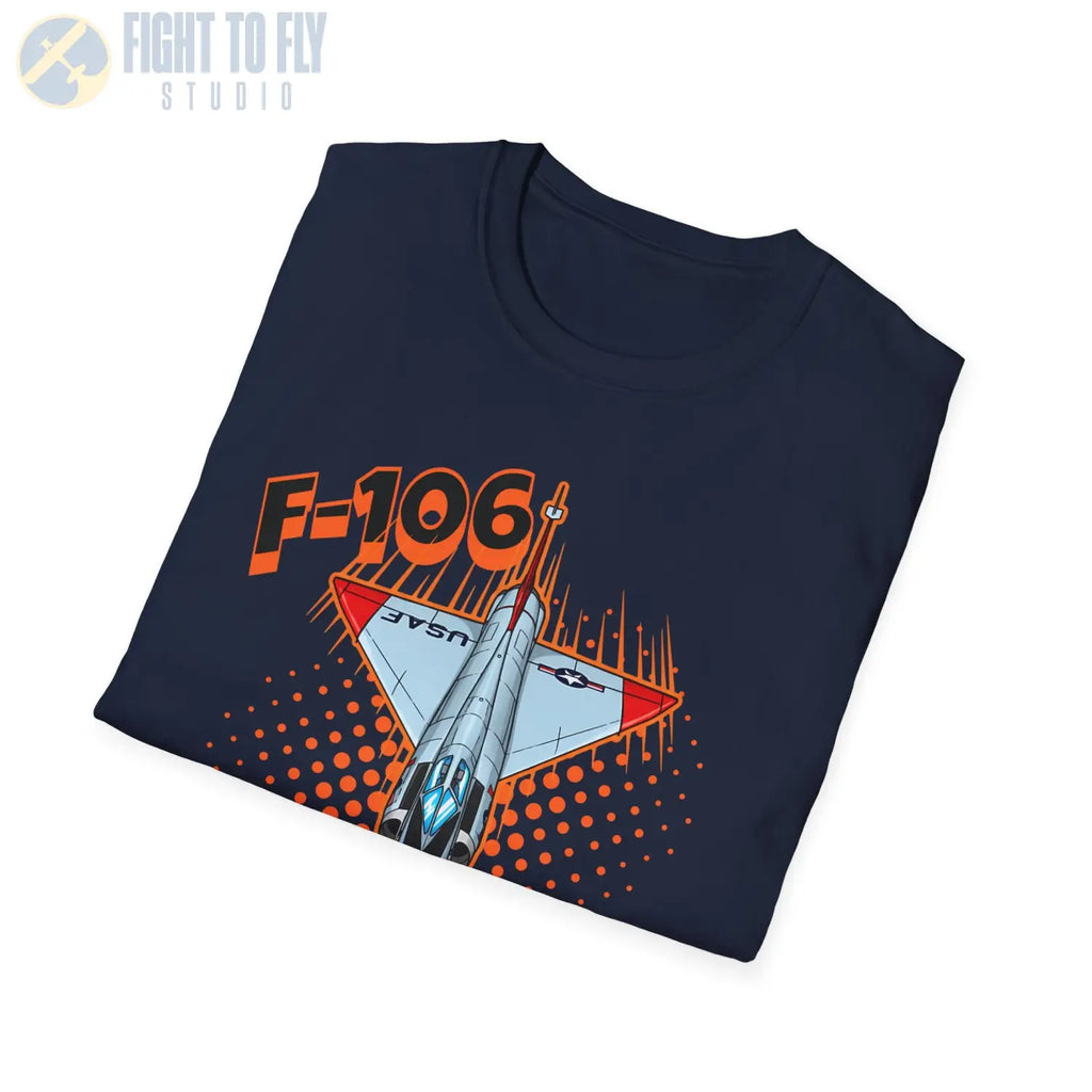 F-106 Delta Dart Comic Style T-Shirt - Pilot gifts - WWII warbird t-shirt