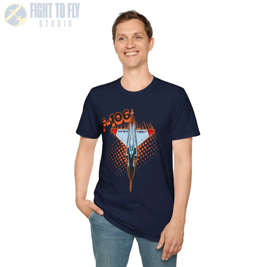 F-106 Delta Dart Comic Style T-Shirt - Pilot gifts - WWII warbird t-shirt