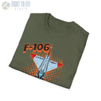 F-106 Delta Dart Comic Style T-Shirt - Pilot gifts - WWII warbird t-shirt