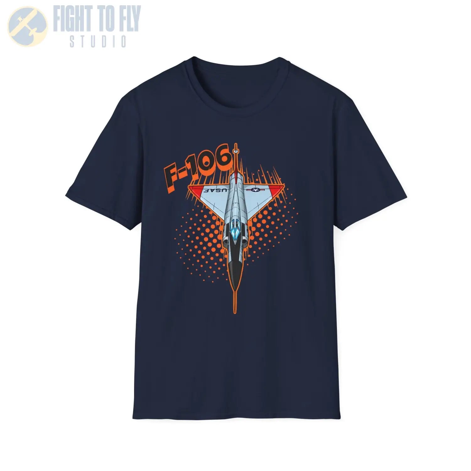 F-106 Delta Dart Comic Style T-Shirt - Pilot gifts - WWII warbird t-shirt