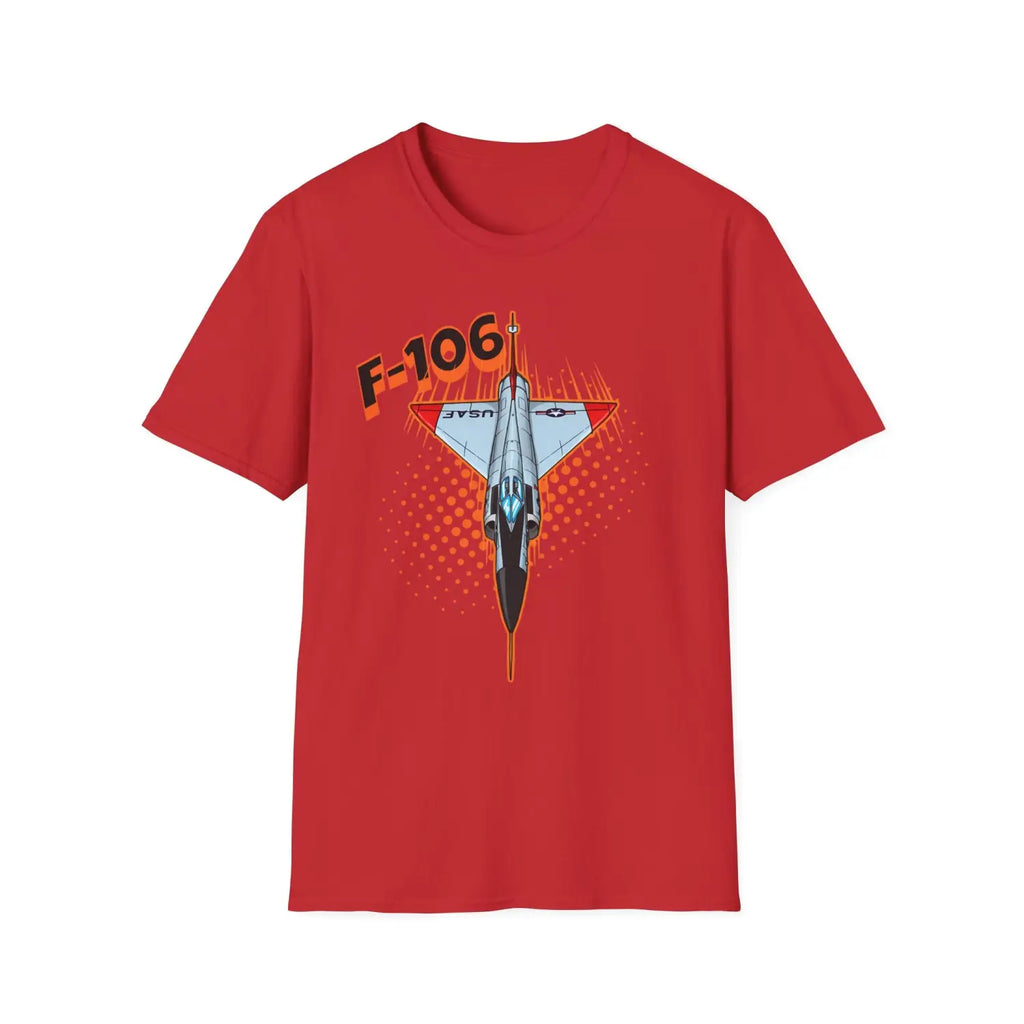 F-106 Delta Dart Comic Style T-Shirt - Pilot gifts - WWII warbird t-shirt