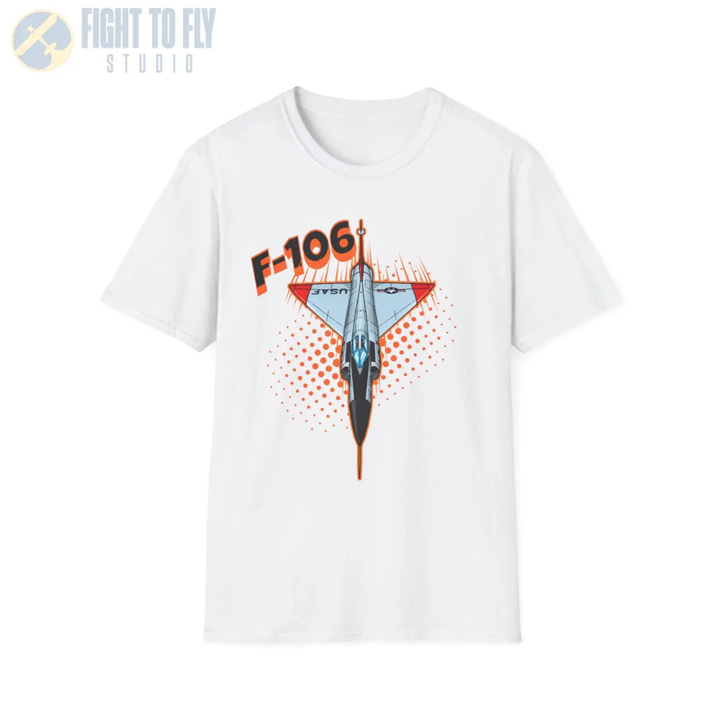 F-106 Delta Dart Comic Style T-Shirt - Pilot gifts - WWII warbird t-shirt
