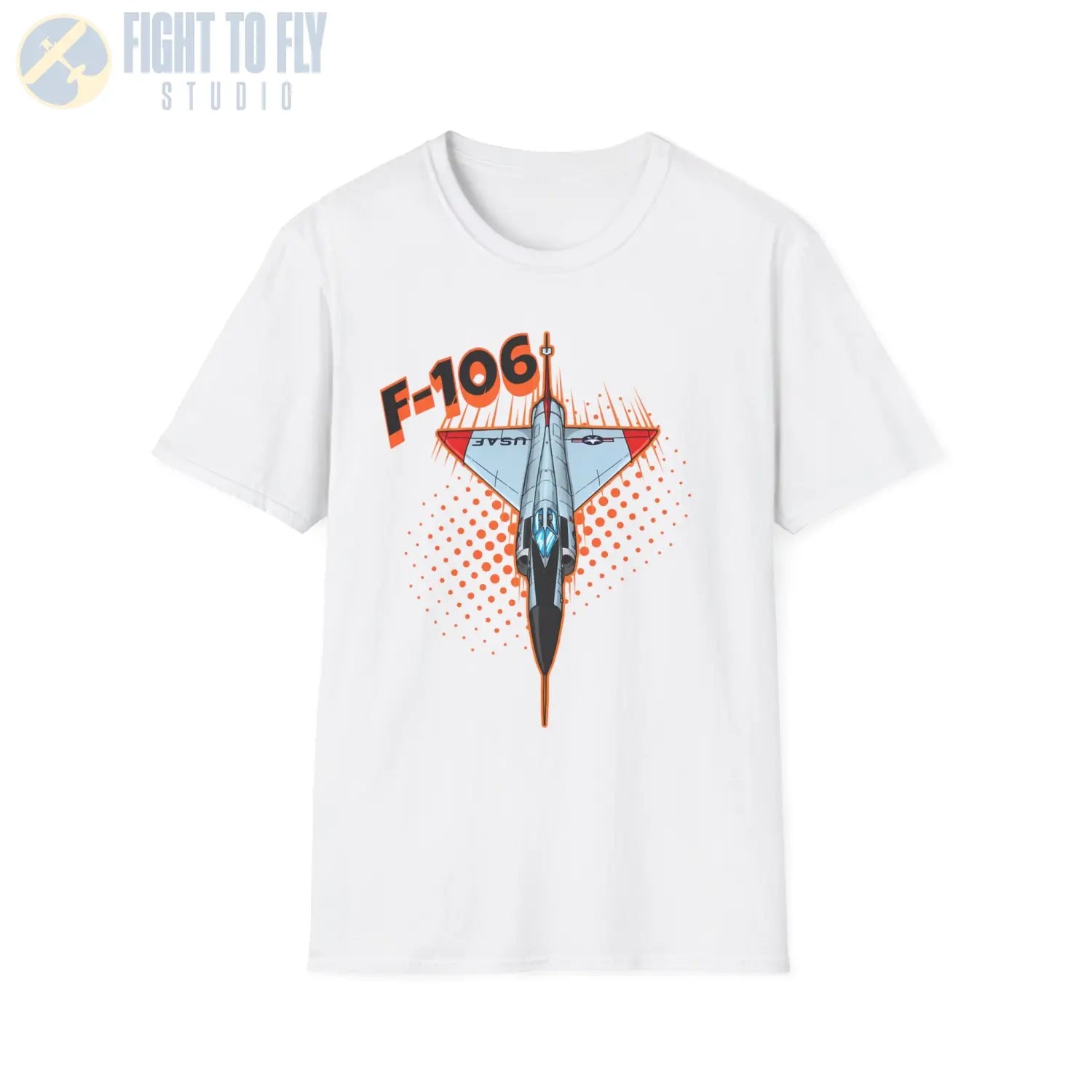 F-106 Delta Dart Comic Style T-Shirt - Pilot gifts - WWII warbird t-shirt