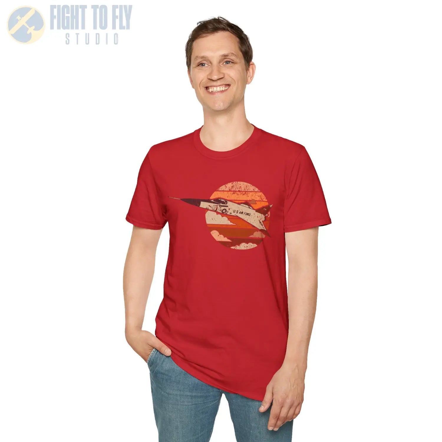 F-106 Delta Dart Retro T-Shirt - Pilot gifts - WWII warbird t-shirt