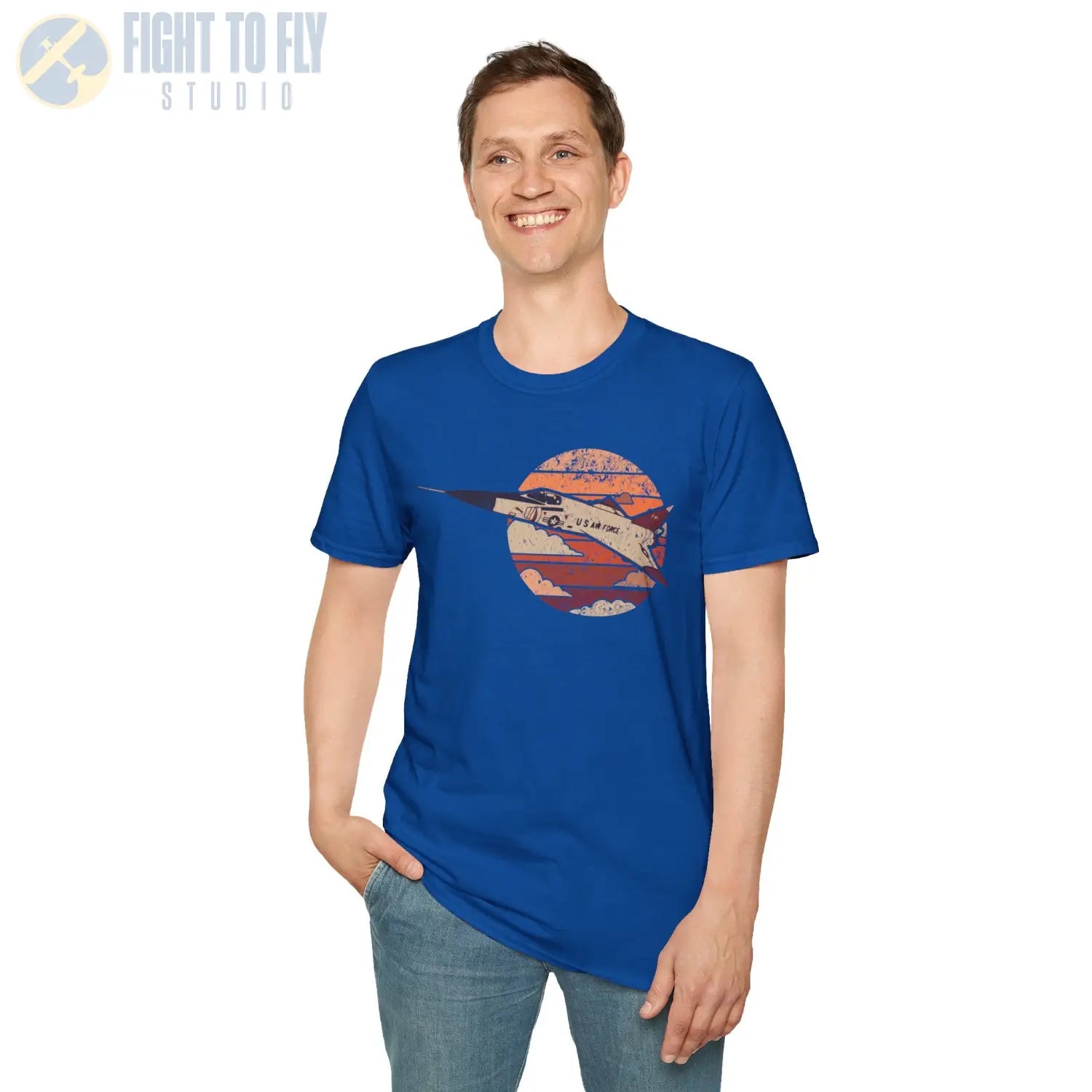 F-106 Delta Dart Retro T-Shirt - Pilot gifts - WWII warbird t-shirt