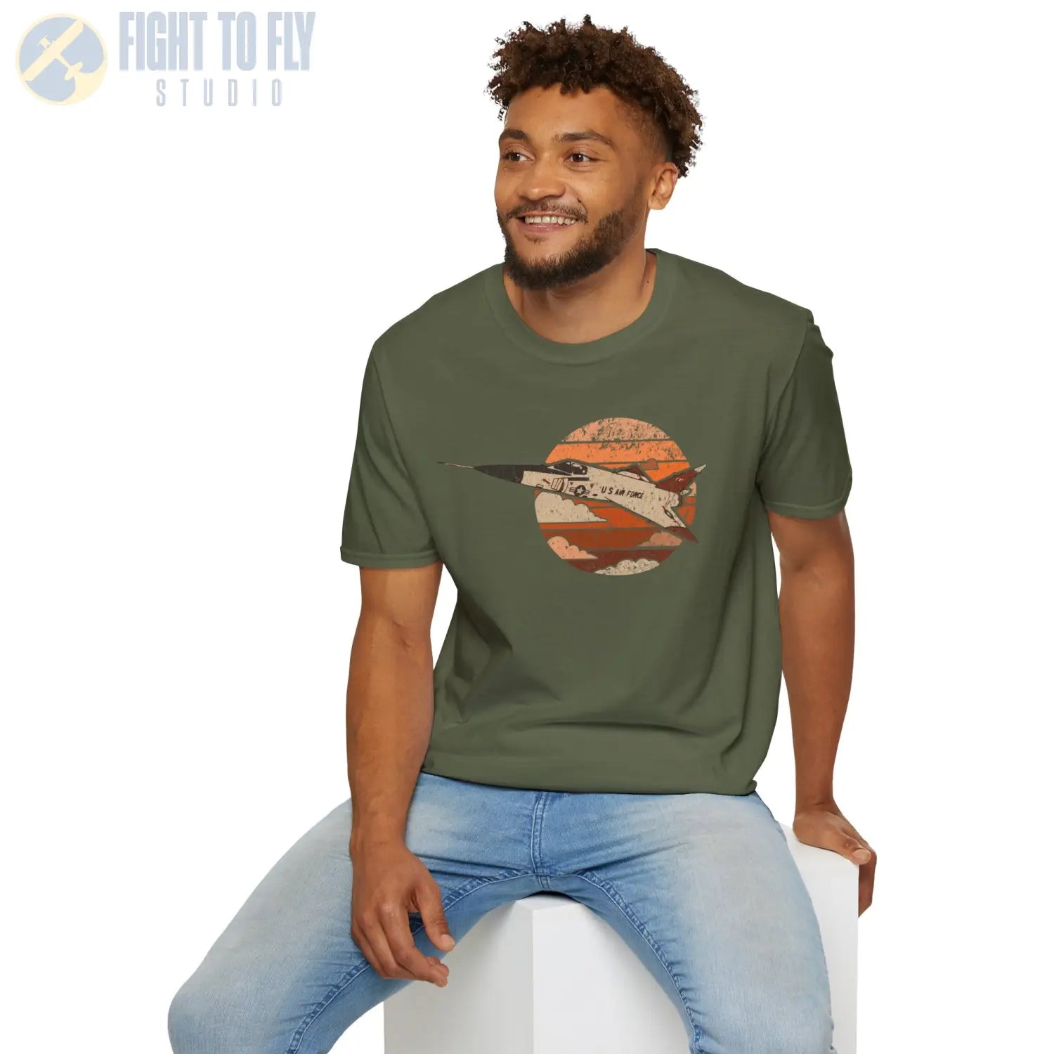 F-106 Delta Dart Retro T-Shirt - Pilot gifts - WWII warbird t-shirt