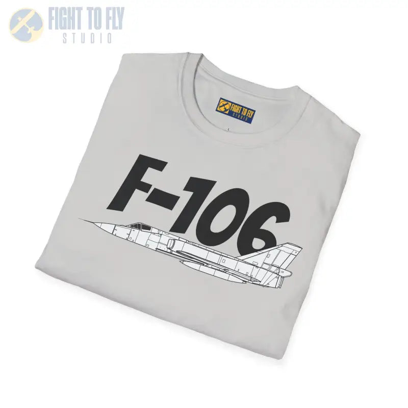 F-106 Side Profile T-Shirt – Cold War Interceptor Tee - Pilot gifts - WWII warbird t-shirt
