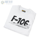 F-106 Delta Dart Side Profile T-Shirt - Pilot gifts - WWII warbird t-shirt