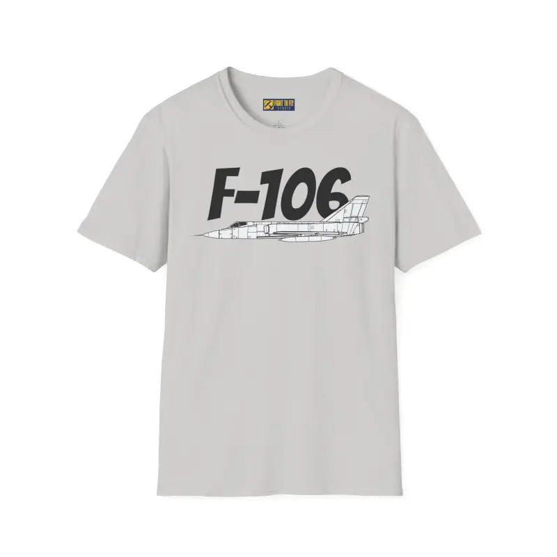 F-106 Side Profile T-Shirt – Cold War Interceptor Tee - Pilot gifts - WWII warbird t-shirt