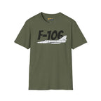 F-106 Delta Dart Side Profile T-Shirt - Pilot gifts - WWII warbird t-shirt