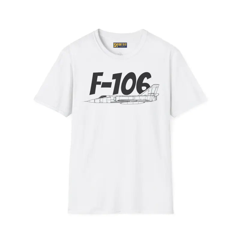 F-106 Side Profile T-Shirt – Cold War Interceptor Tee - Pilot gifts - WWII warbird t-shirt