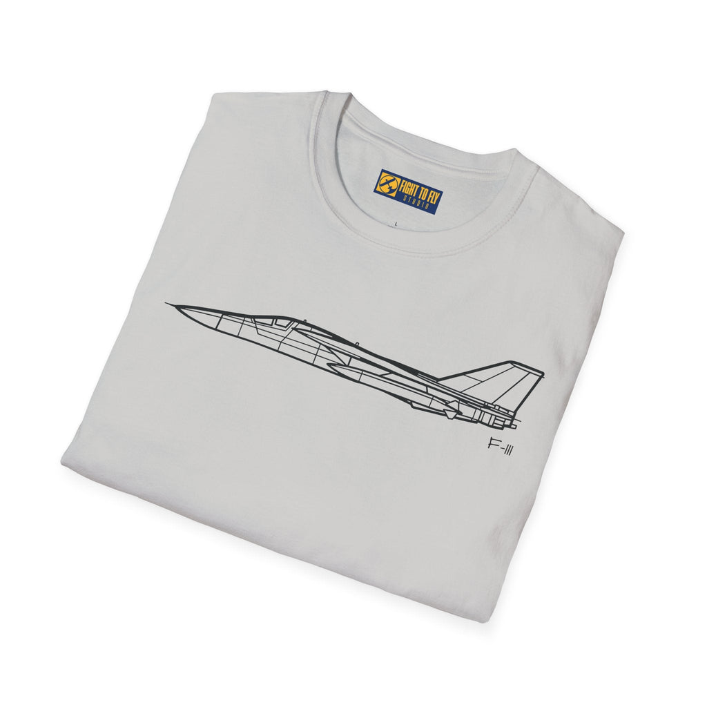 F-111 T-Shirt – Variable-Sweep Jet Fighter-Bomber Aviation Tee - Pilot gifts - WWII warbird t-shirt