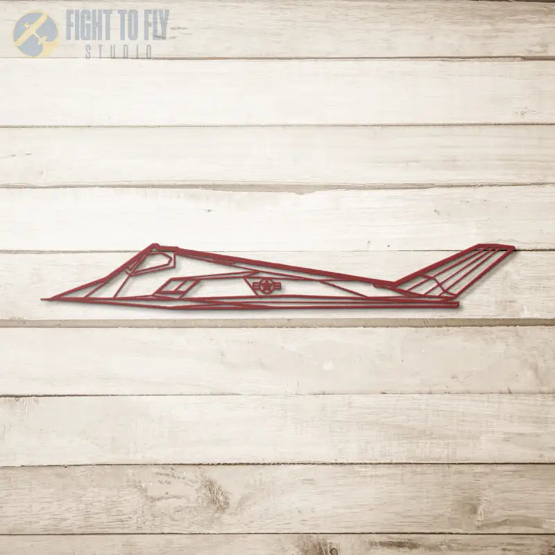 F-117 Die Cut Metal Wall Art - Sign - Pilot gifts - WWII warbird t-shirt