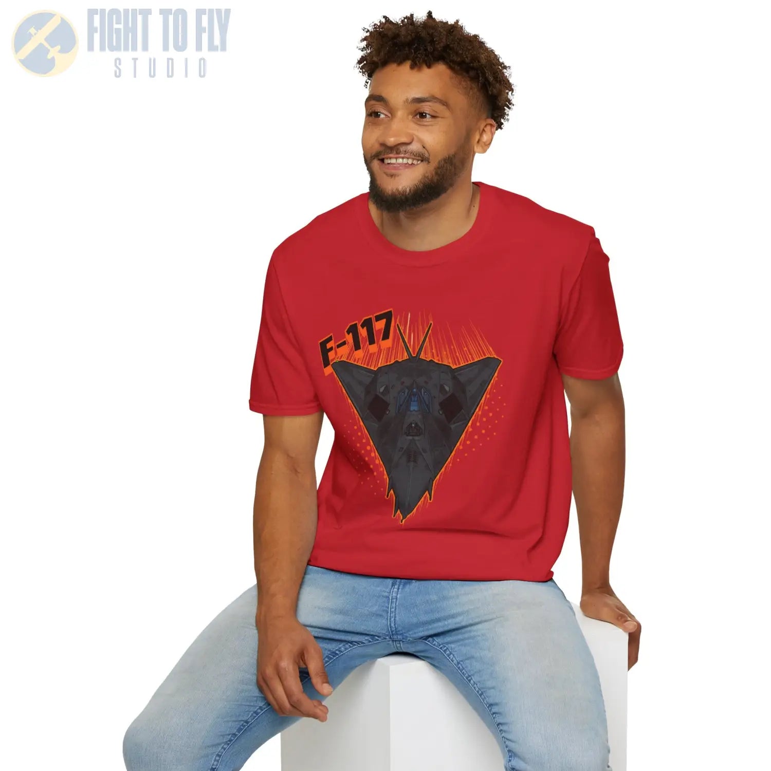 F-117 Nighthawk Comic Style T-Shirt - Pilot gifts - WWII warbird t-shirt