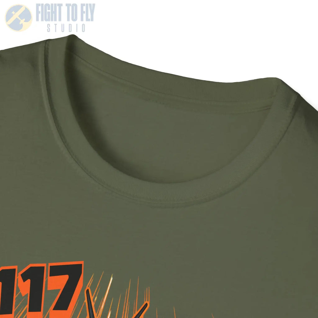 F-117 Nighthawk Comic Style T-Shirt - Pilot gifts - WWII warbird t-shirt
