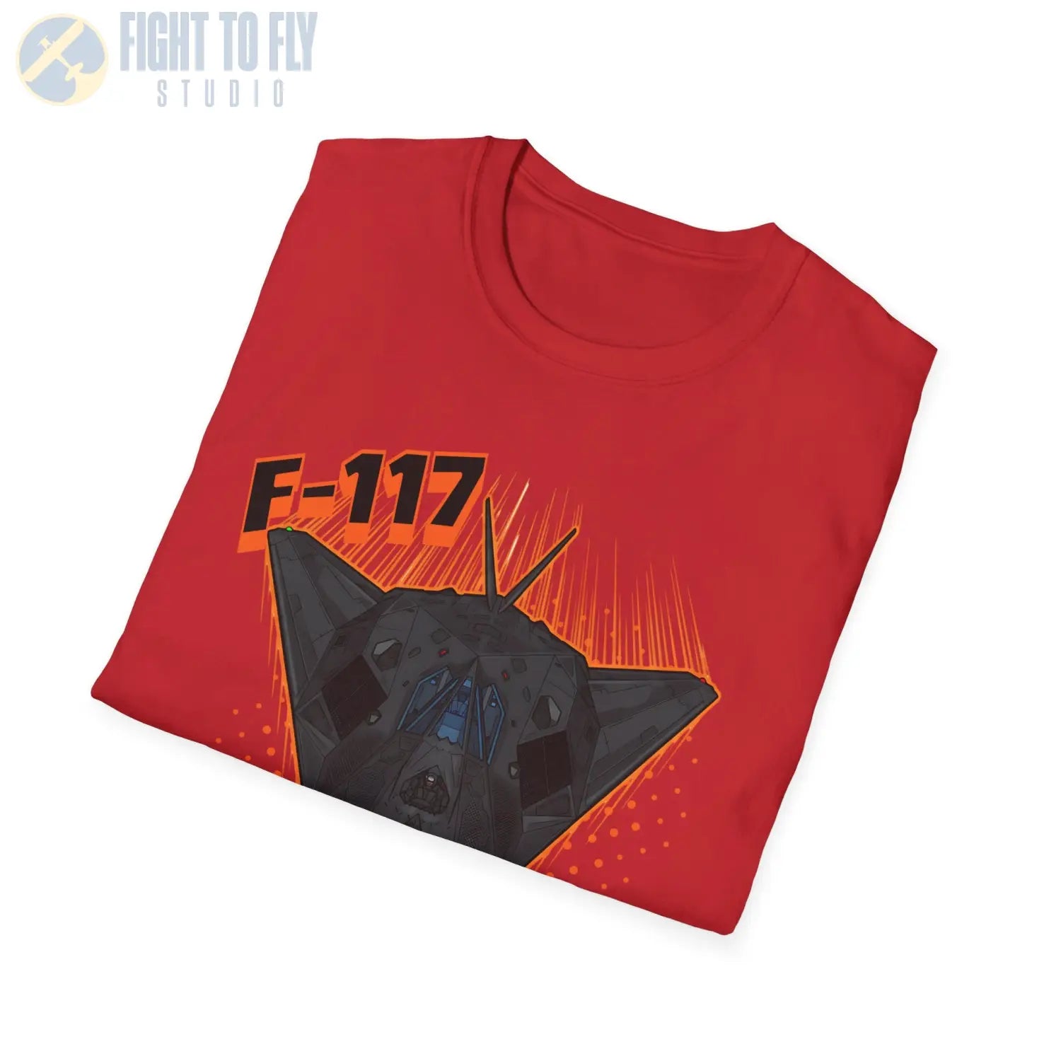 F-117 Nighthawk Comic Style T-Shirt - Pilot gifts - WWII warbird t-shirt