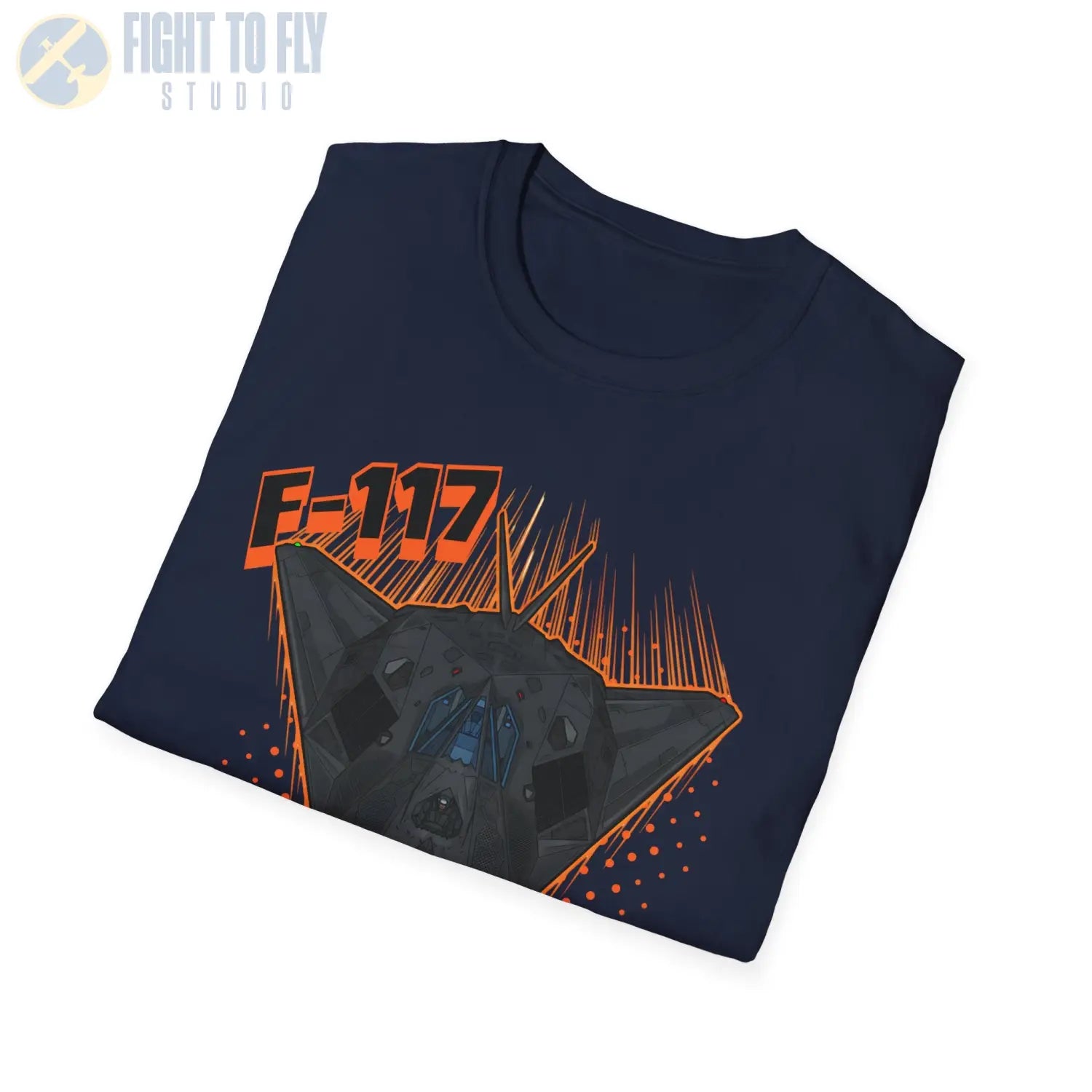 F-117 Nighthawk Comic Style T-Shirt - Pilot gifts - WWII warbird t-shirt
