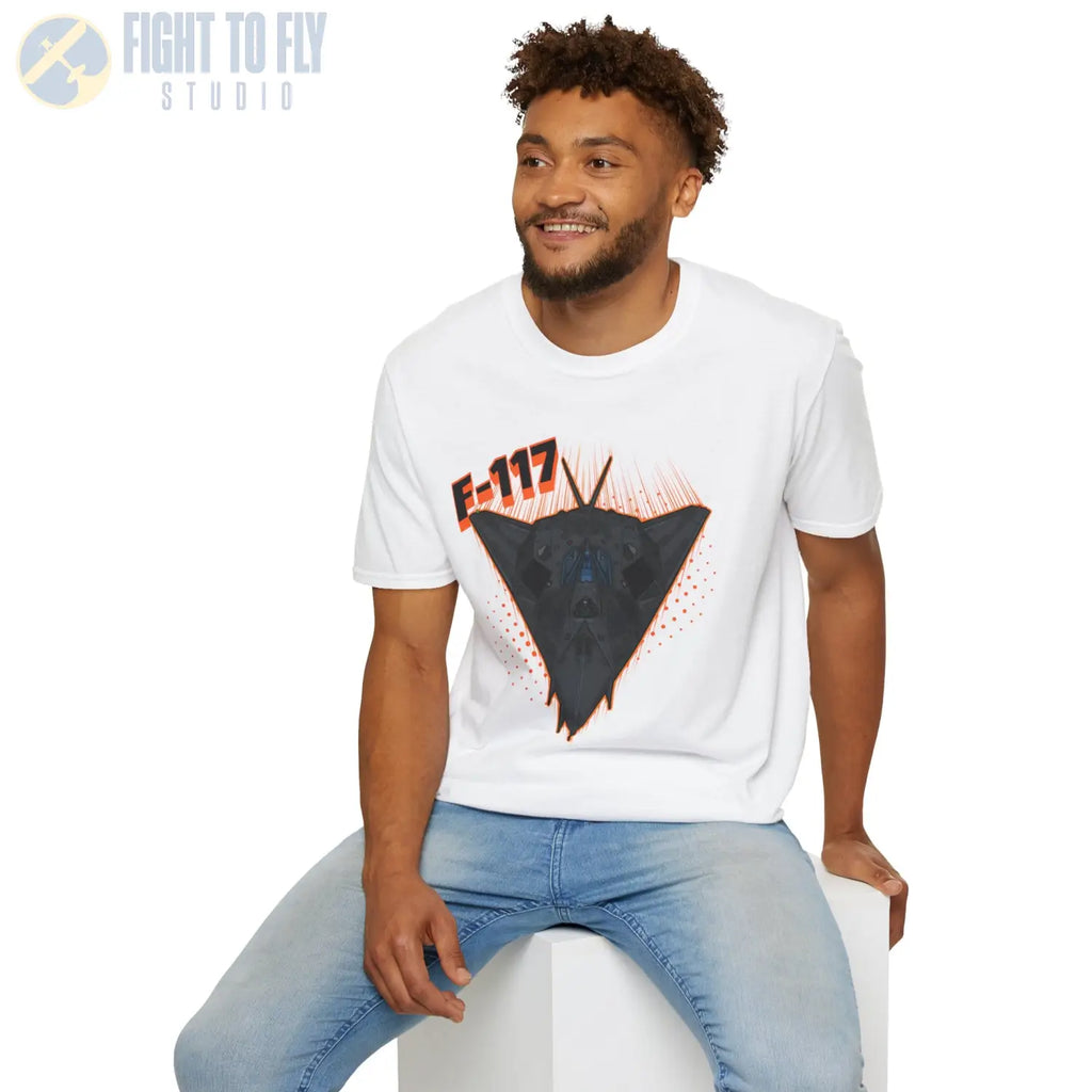 F-117 Nighthawk Comic Style T-Shirt - Pilot gifts - WWII warbird t-shirt