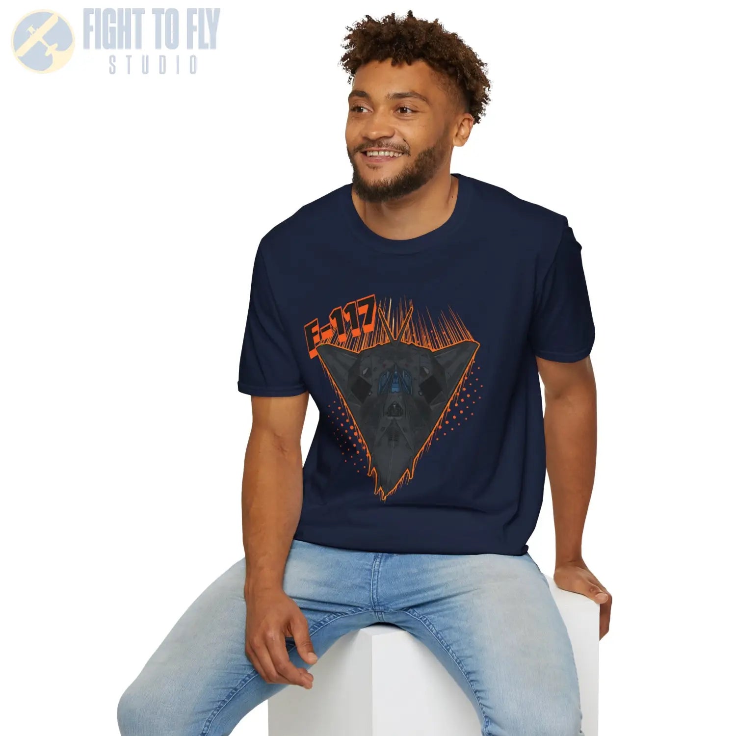 F-117 Nighthawk Comic Style T-Shirt - Pilot gifts - WWII warbird t-shirt
